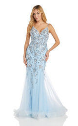 1 of 4 Morrell Maxie 16479 Dress Ice-Blue