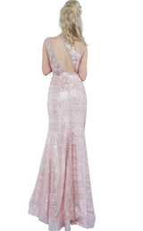 2 of 4 Jovani 1658 Rose Gold