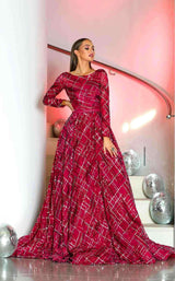 4 of 5 Portia and Scarlett 1703-RED