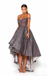 1 of 4 Portia and Scarlett 1711R Navy Dress