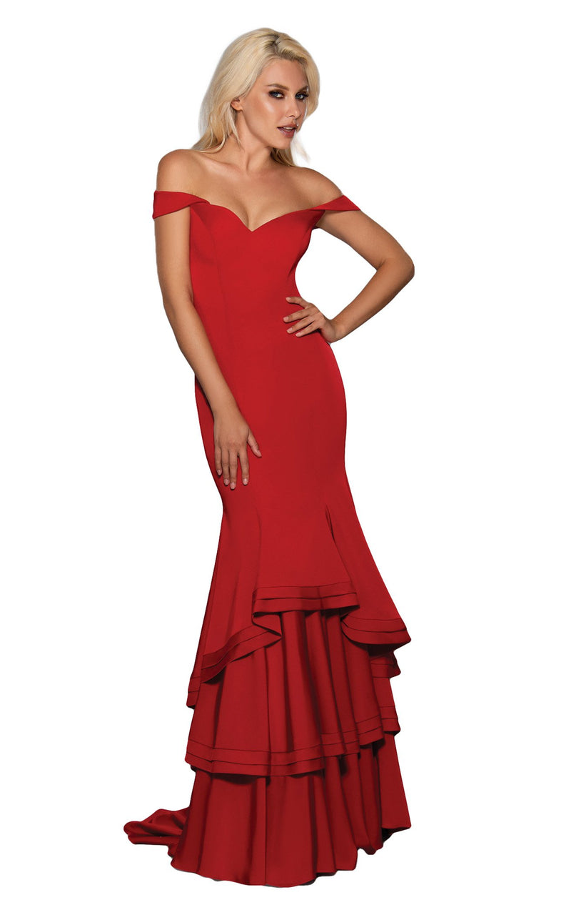 Stella Couture 17203 Dress Red
