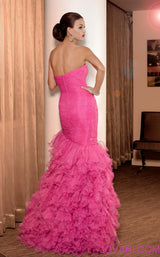 2 of 3 Jovani 17281BG Hot-Pink