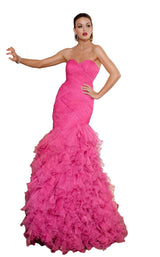 1 of 3 Jovani 17281BG Hot-Pink