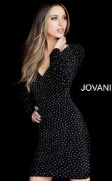 3 of 4 Jovani 1784 Black