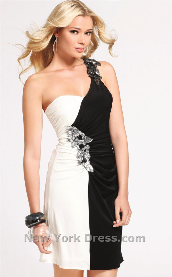 Faviana 6819 Black/Ivory