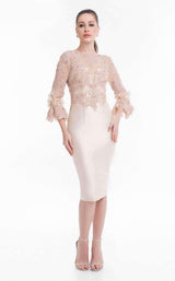 1 of 4 Terani 1821C7016 Champagne-Cream