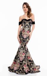 1 of 4 Terani 1821E7114 Black Multi