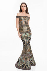 1 of 4 Terani 1821E7164 Black/Gold