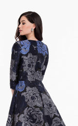 4 of 4 Terani 1821M7572 Navy/Silver