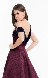 4 of 4 Terani 1821M7585 Wine-Navy