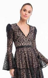 2 of 4 Terani 1822C7046 Black-Nude
