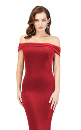 6 of 8 Cecilia Couture 1836 Burgandy