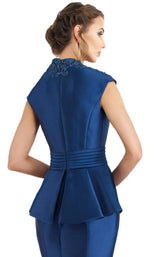 4 of 4 Feriani 18516 Dress Navy