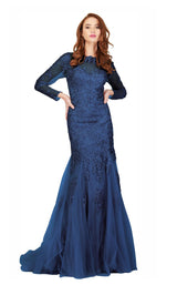 2 of 6 Cecilia Couture 1854 Navy