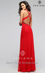 9 of 16 Faviana 6120 Red/Red