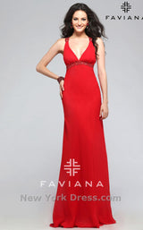 5 of 16 Faviana 6120 Red/Red