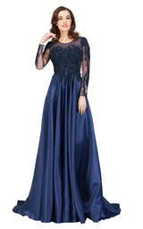 1 of 6 Cecilia Couture 1862 Navy