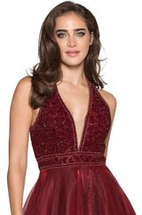 3 of 8 Colors Dress 1863 Burgundy