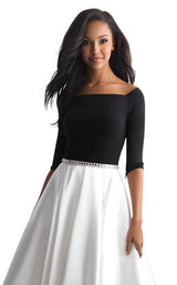3 of 4 Madison James 18808M Black/White