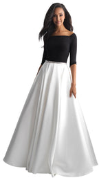 1 of 4 Madison James 18808M Black/White
