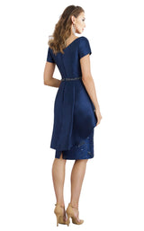 2 of 4 Feriani 18953 Dress Navy