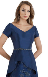 3 of 4 Feriani 18953 Dress Navy