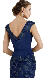 4 of 4 Feriani 18961 Dress Navy