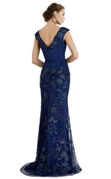 2 of 4 Feriani 18961 Dress Navy