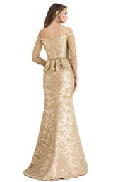 2 of 4 Feriani 18965 Dress Gold
