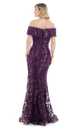 2 of 3 Feriani 18973 Dress Plum