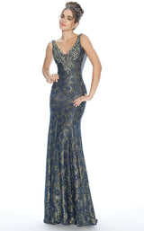 1 of 4 Stella Couture 19083 Dress Navy