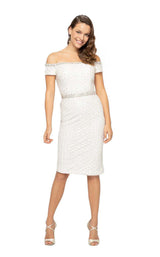 1 of 4 Terani 1911C9002 Ivory/Silver