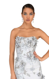 3 of 4 Terani 1911C9012 Silver Taupe