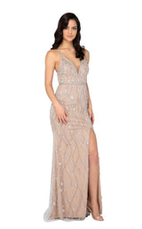 2 of 6 Terani 1911P8112 Blush-Nude