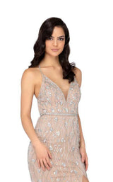 5 of 6 Terani 1911P8112 Blush-Nude