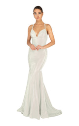 2 of 10 Terani 1911P8174 Ivory/Silver