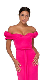 6 of 10 Terani 1911P8183 Hot Pink