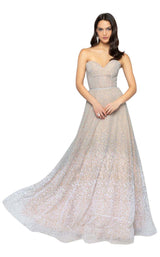 1 of 4 Terani 1911P8482 Silver/Nude