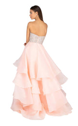 6 of 12 Terani 1911P8498 Crystal-Blush