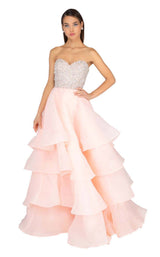 3 of 12 Terani 1911P8498 Crystal-Blush