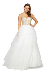 1 of 4 Terani 1911P8503 Ivory/Gold