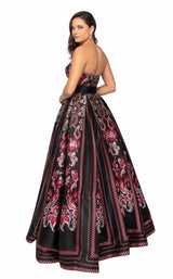 3 of 8 Terani 1911P8516 Black/Fuchsia