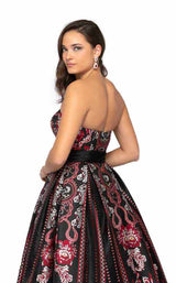 7 of 8 Terani 1911P8516 Black/Fuchsia