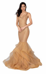 2 of 18 Terani 1911P8640 Champagne/Gold