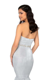 9 of 10 Terani 1911P8647 Ivory/Silver