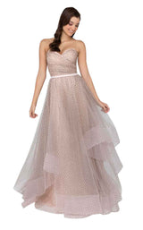 1 of 4 Terani 1912P8578 Blush-Black