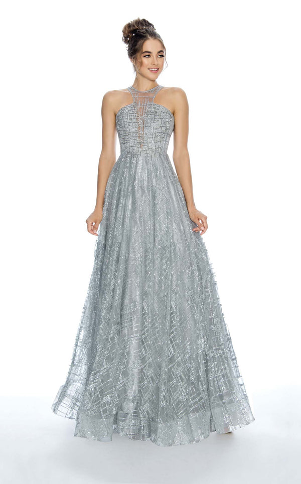 Stella Couture 19135 Dress Silver