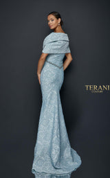 5 of 5 Terani 1921M0726 Dress Powder-Blue