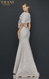 4 of 5 Terani 1921M0726 Dress Champagne