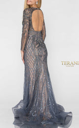 2 of 3 Terani 1922GL0670 Dress Charcoal